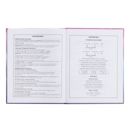 School diary for grades 1-11, 48 sheets "Alice", hard cover, selective pearl varnish, foil embossing, matte lamination, universal cheat sheet, block 65g/m2-10
