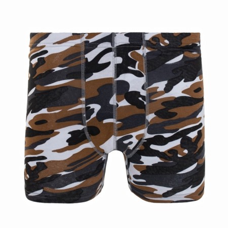 Panties men's boxers, brown color/camouflage, size 56-4