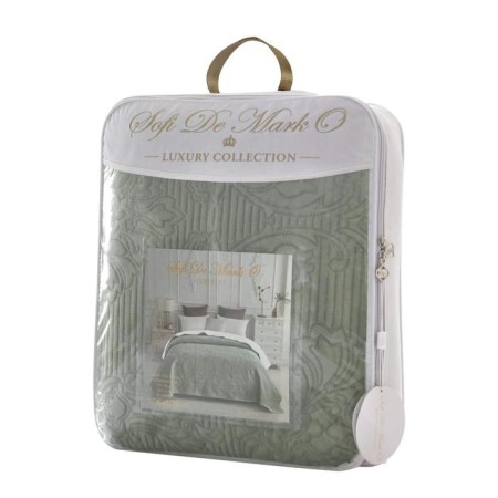 Vivaldi bedspread, size 160x220 cm, sea wave color-2