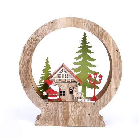 Decor with backlight "New Year's fairy tale" 22.5 × 21 × 5 cm-4