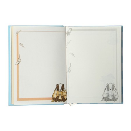 Notebook in a gift box A6, 96 sheets, a color block, on an anime castle, mix-10