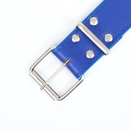 The collar of the clinker in 2 rows, 65 x 3.4 cm, Osh 50-60 cm, blue-2
