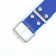 The collar of the clinker in 2 rows, 65 x 3.4 cm, Osh 50-60 cm, blue