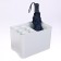 Loader for umbrellas, plastic, 6 round, 4 square departments, 18 × 18 × 26.5 cm, white