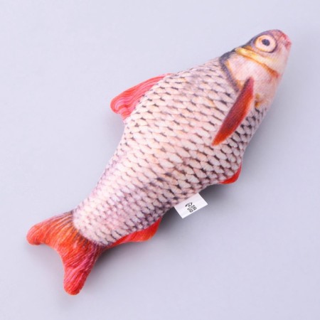 A toy for cats with mint "rudd" from textiles, 20 cm-3