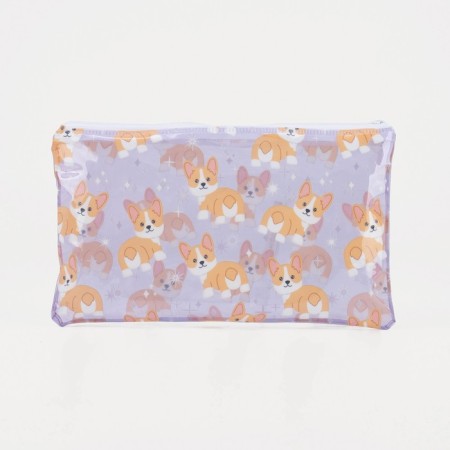 Lightning cosmetic bag, lilac color-1