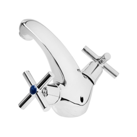 Mixer for the sink Zein Z2736, Kran-Box Brass 1/2 ", with eyeliner, chrome-4