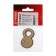 Door figure "8" tundra, plastic, color gold 1 pc.