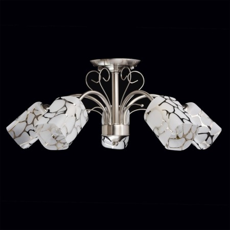 Ceiling Cell "Olympia", 5x60W E14, matte 60x60x22 cm-5