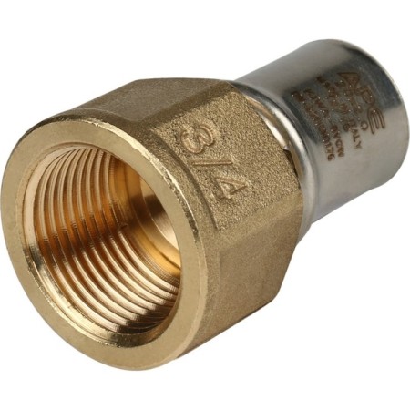 Stout SFP-0002-003420, 3/4 "x 20 mm, internal thread, brass