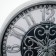 Wall clock, series: interior, "tasco", discrete move, d-25 cm