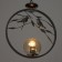 Lamp Bayerlux "Birds" 1he27 40W black 27x14x55cm
