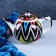 Rishtan ceramics "Atlas", 0.7 l, multi -colored