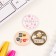 Icons sunset set 3 pcs d = 25 mm "loves" 7x7 cm