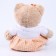 Soft toy "Little Friend", a cat in a peach dress