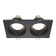 The built-in lamp Technical DL033-2-02B, 2x50W, 17x9x3.6 cm, GU10, black color