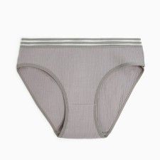 Panties female slips, gray color, rr 50-52
