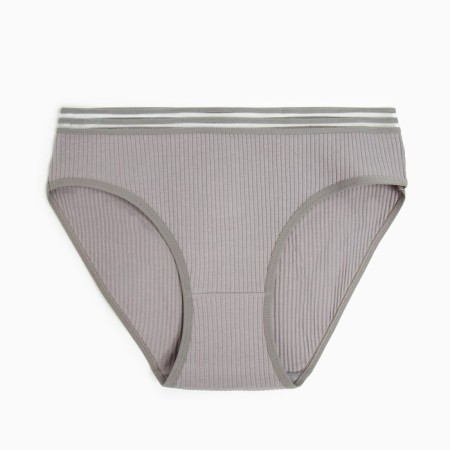 Panties female slips, gray color, rr 50-52