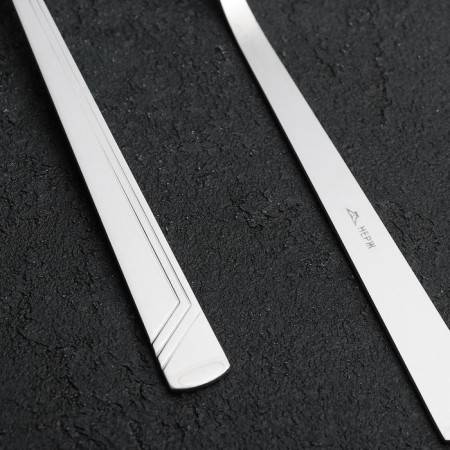 Dining room "Appetite", h = 20 cm, thickness 2 mm, silver color-1