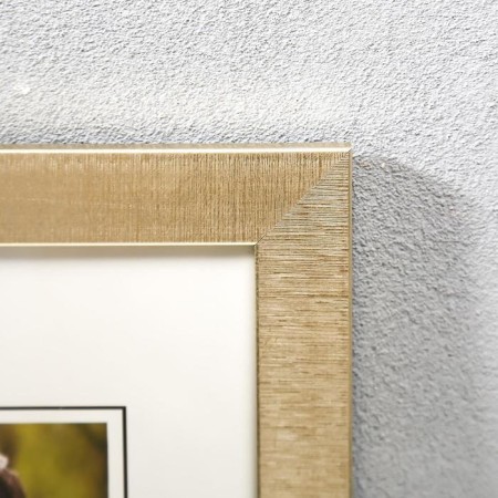 Photo frame plastic 30x40 cm "Sandless threads" champagne 44x34 cm-1