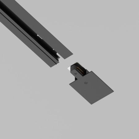 Power supply for the built-in track system Technical TRA002B-11B, 11.7x6x2 cm, black color-5