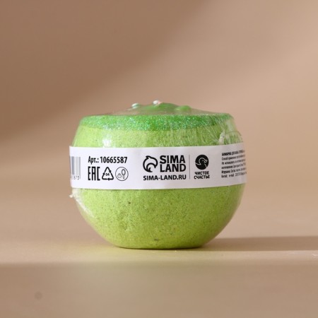 A bomb for a bath with a toy Pure happiness "Dinosaur", 130 g, New Year-3