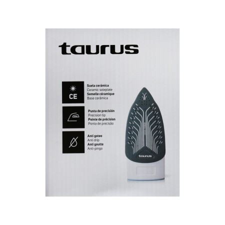 Taurus Agatha 2800 iron, ceramic sole, 2800 watts, blue and white-3