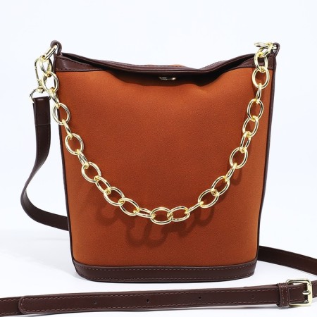 Cross-Bodi on magnet, orange/brown color