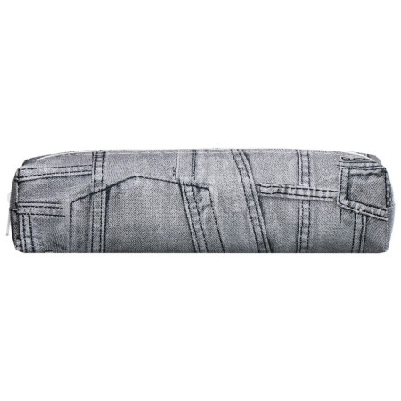 School Penal on the zipper "Jeans" Calligrata, Gray-1