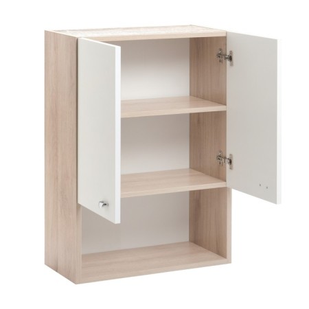 Bathroom cabinet "Vega 6004" White/oak sonoma, 60 x 24 x 80 cm-2