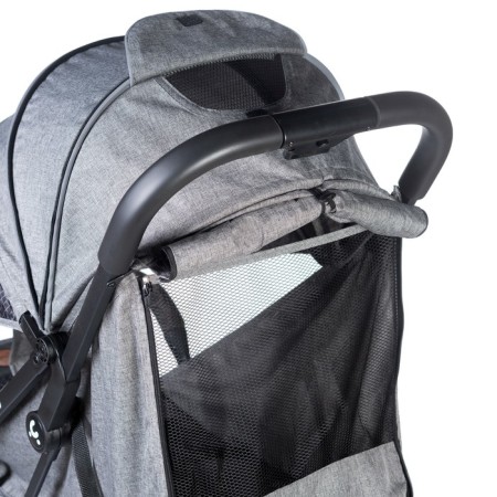 Walking stroller Acarto Antero, Light Grey color-9