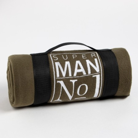 Плед "Этель" Super man 130х150 см, 100% п/э, флис 160 гр/м2