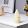 LED figure "Candle tree" 4.5 × 10 × 4.5 cm, plastic, batteries AG13x3, glow warm white