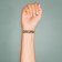 Tattoo on the body Black "Bracelet. Strength" 20x3 cm