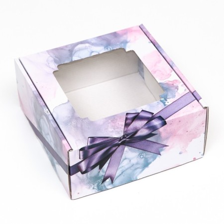 Self -charged box, with a window, "Melody" 19 x 19 x 9 cm set 5 pcs-2
