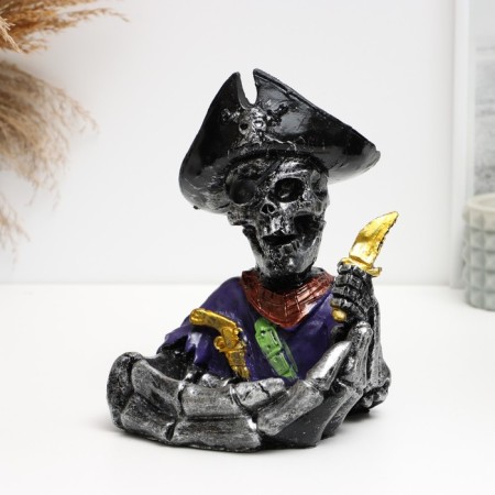 An ashtray-stand for the little things "Pirate with outstretched hand" 10x12x18cm-2