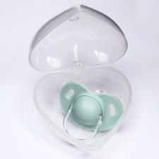 A container for storing and sterilizing children's nipples and dummy, the color is transparent