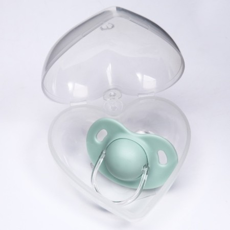 A container for storing and sterilizing children's nipples and dummy, the color is transparent