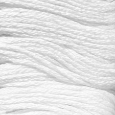 Muline threads, 8 ± 1 m, white color No. 0415