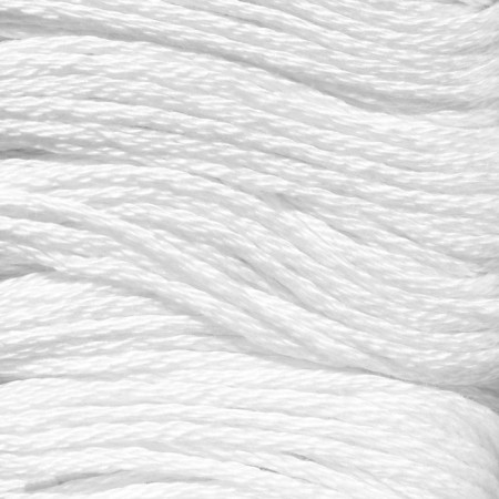 Muline threads, 8 ± 1 m, white color No. 0415