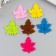 A set of decor for the creativity of felt "Maple leaf" (set 6 pcs)