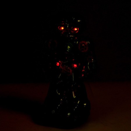 Musical robot "Robbie", Russian voiceing, lighting effects, blue color-3