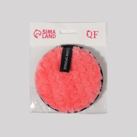 Washing sponge, d = 11 cm, with a suspension, color mix-7