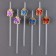Pipper tubes "Gifts", in the set 6 pcs., Gold