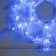 LED figure "Snowflake", 39 cm, Duralight, 72 LED, 220 V, flicker, glow of blue/white