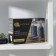 Savanna Bathroom Accessories set, 3 items (soap dish, soap dispenser 400 ml, glass), ceramics, white color