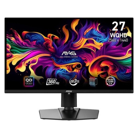 MSI MSI 26.5 "MAG 271QPX QD-OLED Black QD OLED LED 16: 9 HDMI M/M Matte Has Piv 15000 107990