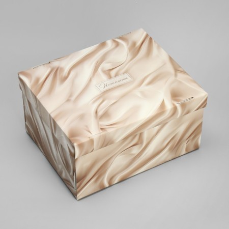 Gift folding box, packaging, “tenderness”, 31.2 x 25.6 x 16.1 cm cm-1