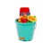 Set for playing in sand No. 527: large bucket, shovel No. 5, robberies No. 5, molds