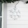 Neon figure "Snowflake", 40 cm, 360 LED, 220 V, glow of white